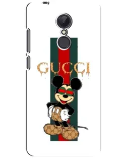 Чохол для Xiaomi Redmi 5 Plus з картинкою «Міккі Маус Gucci — смуги»