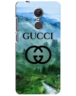 Чохол для Xiaomi Redmi 5 Plus з картинкою «Gucci — гірський пейзаж»