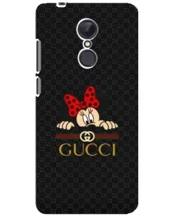 Чохол для Xiaomi Redmi 5 Plus з картинкою «Мінні Маус Gucci — чорний»