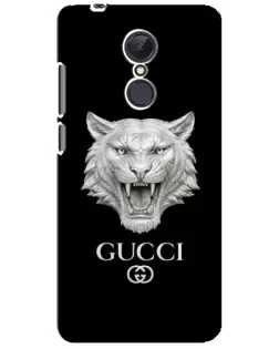 Чехол для Xiaomi Redmi 5 Plus с картинкой «Gucci — серебряный лев»
