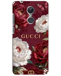Чехол для Xiaomi Redmi 5 Plus с картинкой «Gucci — бордовые розы»