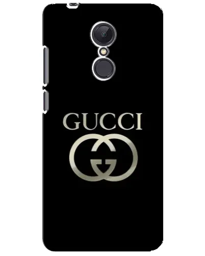 Чехол для Xiaomi Redmi 5 Plus с картинкой «Gucci — золото на черном» Чехол для Xiaomi Redmi 5 Plus с картинкой «Gucci — золото на черном»