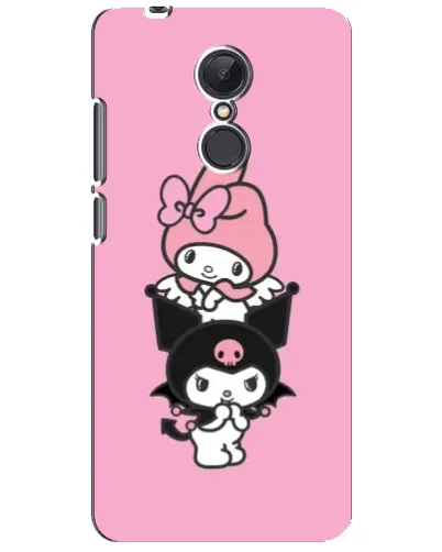 Чехол для Xiaomi Redmi 5 Plus с картинкой «My Melody и Kuromi»