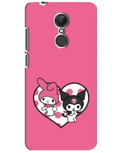 Чохол для Xiaomi Redmi 5 Plus з картинкою «Kuromi та My Melody»