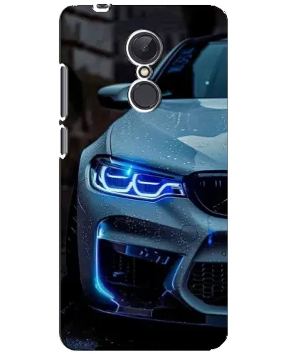 Чехол для Xiaomi Redmi 5 Plus с картинкой «Взгляд BMW с синими фарами» Чехол для Xiaomi Redmi 5 Plus с картинкой «Взгляд BMW с синими фарами»