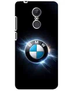Чехол для Xiaomi Redmi 5 Plus с картинкой «BMW — неоновое сияние»