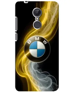 Чехол для Xiaomi Redmi 5 Plus с картинкой «Золотистый дым BMW»