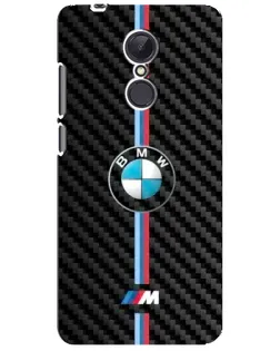 Чехол для Xiaomi Redmi 5 Plus с картинкой «Эмблема BMW и карбон»