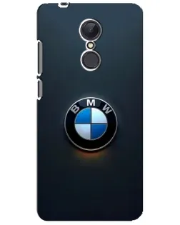 Чехол для Xiaomi Redmi 5 Plus с картинкой «Логотип BMW — минимализм»