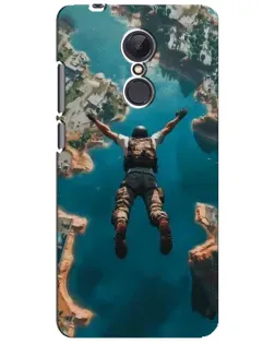 Чехол для Xiaomi Redmi 5 Plus с картинкой «PUBG — свободное падение»