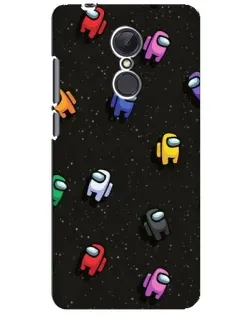 Чохол для Xiaomi Redmi 5 Plus з картинкою «Космічний патерн Among Us»