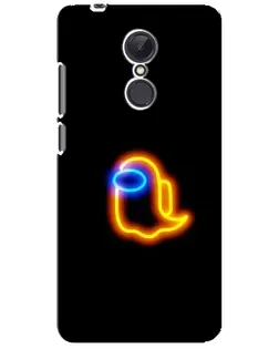 Чохол для Xiaomi Redmi 5 Plus з картинкою «Among Us неонове сяйво»