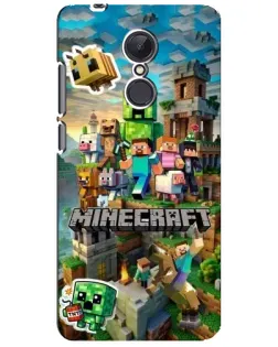 Чохол для Xiaomi Redmi 5 Plus з картинкою «Замок Minecraft»