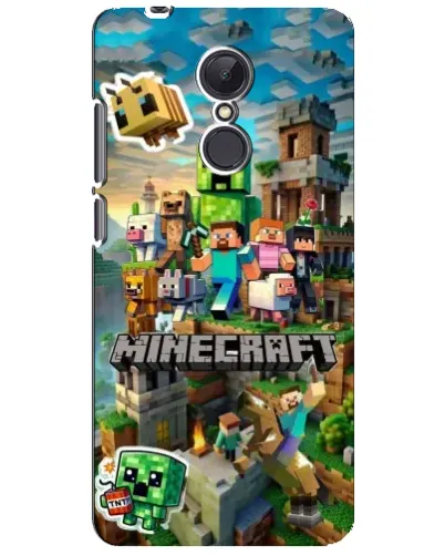 Чохол для Xiaomi Redmi 5 Plus з картинкою «Замок Minecraft»