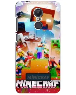 Чохол для Xiaomi Redmi 5 Plus з картинкою «Minecraft герої гри»