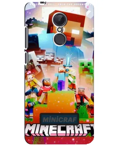 Чохол для Xiaomi Redmi 5 Plus з картинкою «Minecraft герої гри»