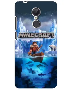 Чохол для Xiaomi Redmi 5 Plus з картинкою «Minecraft льодянийсвіт»