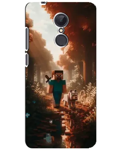 Чохол для Xiaomi Redmi 5 Plus з картинкою «Стів у лісі»