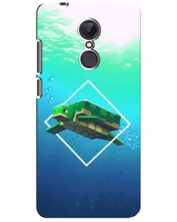 Чохол для Xiaomi Redmi 5 Plus з картинкою «Черепаха Minecraft»