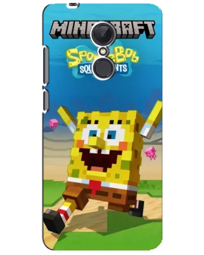 Чехол для Xiaomi Redmi 5 Plus с картинкой «Губка Боб Minecraft» Чехол для Xiaomi Redmi 5 Plus с картинкой «Губка Боб Minecraft»