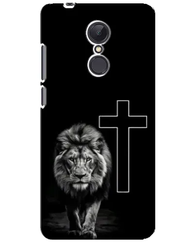 Чехол для Xiaomi Redmi 5 Plus с картинкой «Лев и Крест»