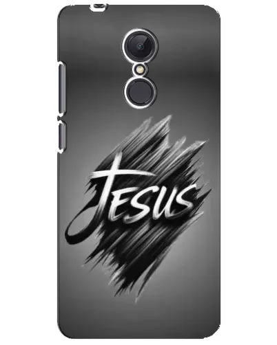 Чехол для Xiaomi Redmi 5 Plus с картинкой «Надпись Jesus Graffiti»