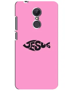 Чехол для Xiaomi Redmi 5 Plus с картинкой «Розовый символ  Jesus»