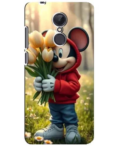 Чохол для Xiaomi Redmi 5 Plus з картинкою «Міккі з тюльпанами» Чохол для Xiaomi Redmi 5 Plus з картинкою «Міккі з тюльпанами»