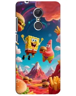 Чехол для Xiaomi Redmi 5 Plus с картинкой «Космический фастфуд»