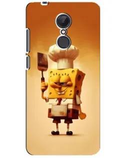 Чехол для Xiaomi Redmi 5 Plus с картинкой «Губка Боб повар»