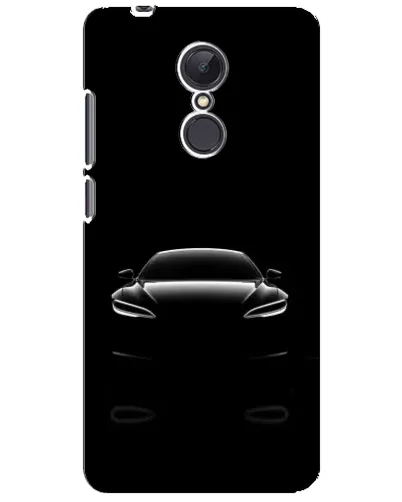 Чехол для Xiaomi Redmi 5 Plus с картинкой «Силуэт Tesla Night»