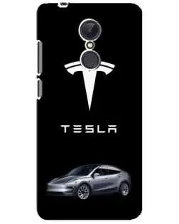 Чехол для Xiaomi Redmi 5 Plus с картинкой «Tesla Model Y»