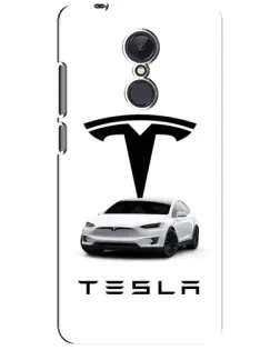 Чехол для Xiaomi Redmi 5 Plus с картинкой «Tesla White Style»