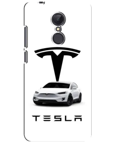 Чехол для Xiaomi Redmi 5 Plus с картинкой «Tesla White Style»