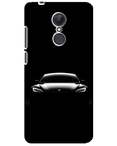 Чехол для Xiaomi Redmi 5 Plus с картинкой «Фары Tesla Night»