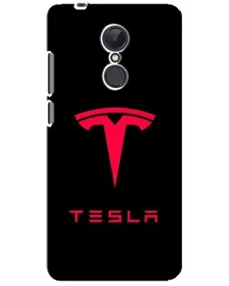 Чехол для Xiaomi Redmi 5 Plus с картинкой «Tesla Red Logo»