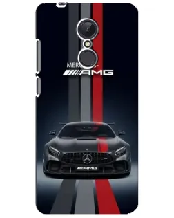 Чехол для Xiaomi Redmi 5 Plus с картинкой «Mercedes — белый карбон»