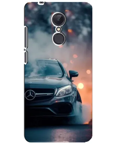 Чехол для Xiaomi Redmi 5 Plus с картинкой «Mercedes — ночной город»