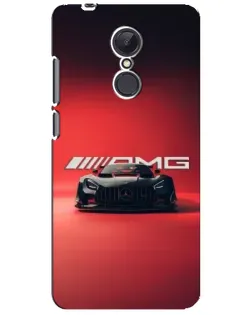 Чехол для Xiaomi Redmi 5 Plus с картинкой «Mercedes AMG — красная линия»