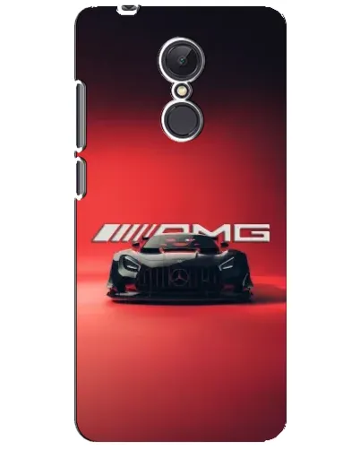 Чехол для Xiaomi Redmi 5 Plus с картинкой «Mercedes AMG — красная линия»