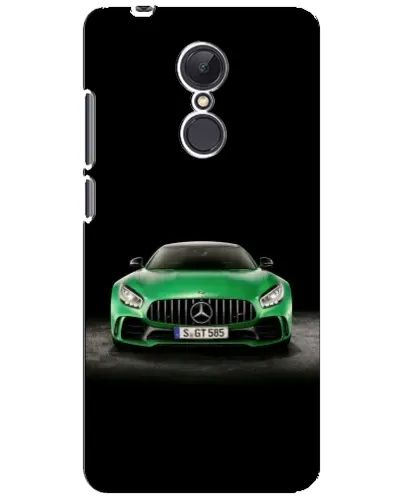 Чехол для Xiaomi Redmi 5 Plus с картинкой «Mercedes — неоновый лого»