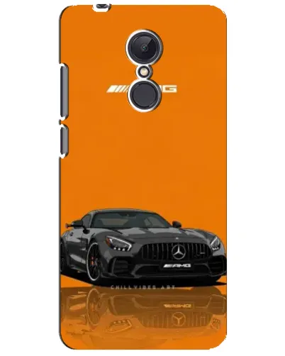 Чехол для Xiaomi Redmi 5 Plus с картинкой «Оранжевый Mercedes AMG»