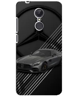 Чехол для Xiaomi Redmi 5 Plus с картинкой «Mercedes AMG — графика»