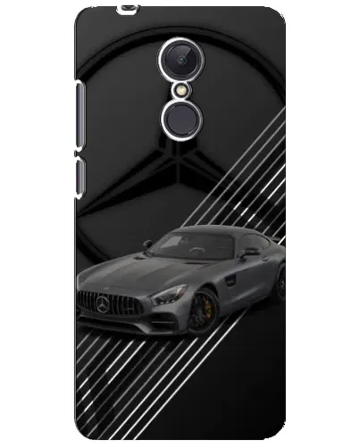 Чехол для Xiaomi Redmi 5 Plus с картинкой «Mercedes AMG — графика»