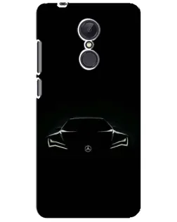 Чехол для Xiaomi Redmi 5 Plus с картинкой «Mercedes — силуэт авто»