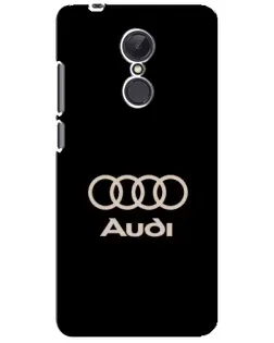 Чохол для Xiaomi Redmi 5 Plus з картинкою «Audi — золотий логотип»