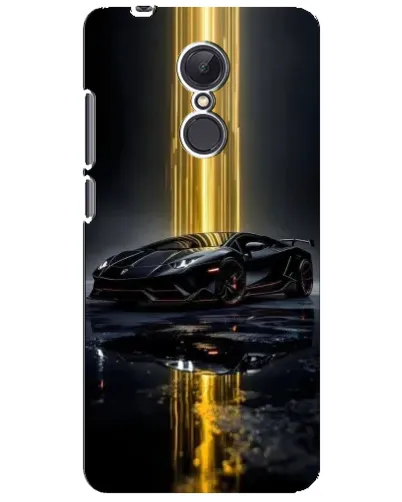 Чехол для Xiaomi Redmi 5 Plus с картинкой «Ночной Lamborghini драйв»