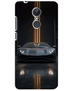 Чехол для Xiaomi Redmi 5 Plus с картинкой «Lamborghini золотые линии»