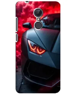 Чехол для Xiaomi Redmi 5 Plus с картинкой «Lamborghini красное сияние»