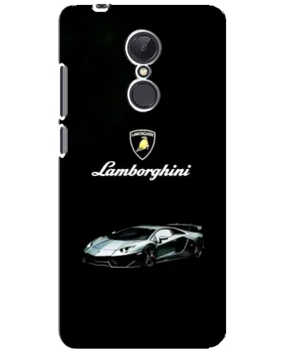 Чехол для Xiaomi Redmi 5 Plus с картинкой «Логотип Lamborghini классика»